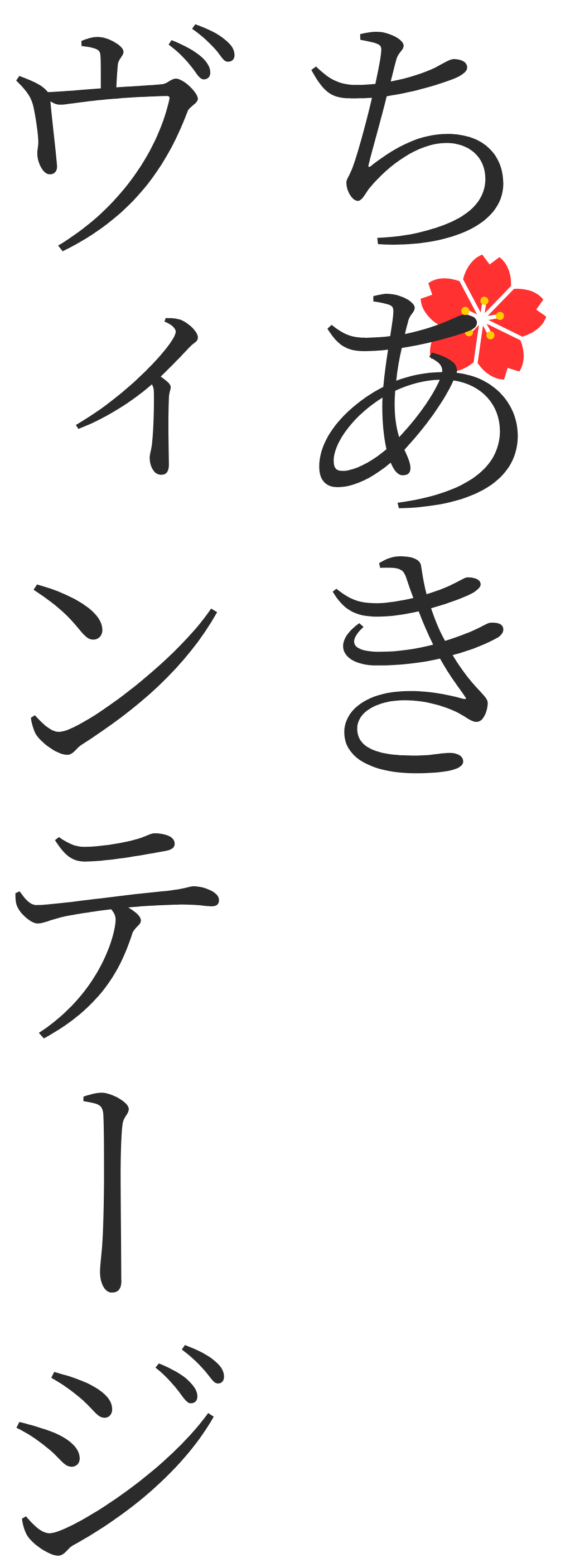 Chiaki Vintage Japanese logo